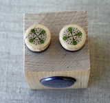 Celtic Love Knot Cufflinks - Recycled Cork