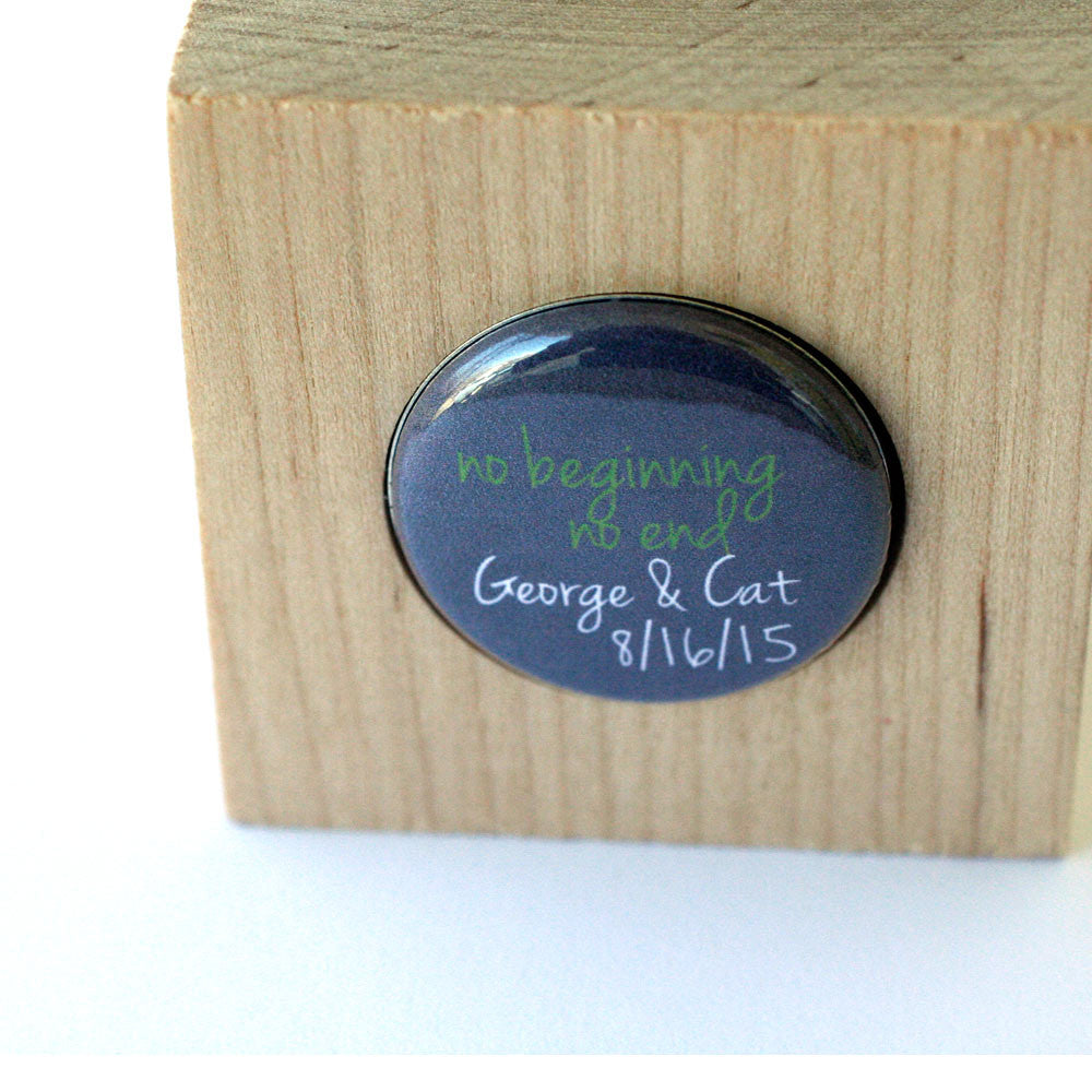 Celtic Love Knot Cufflinks - Recycled Cork