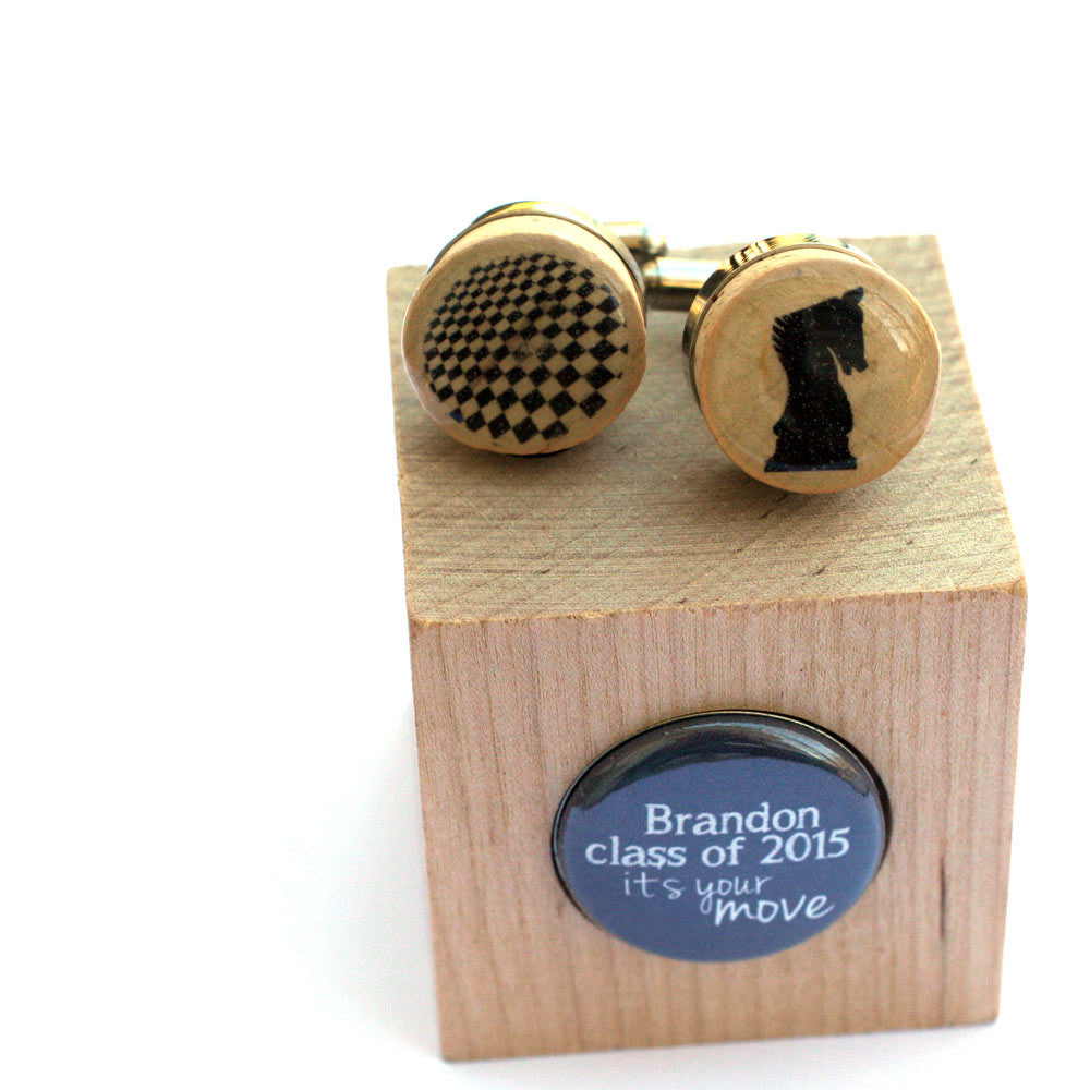 Graduate Cufflinks - Recycled Cork