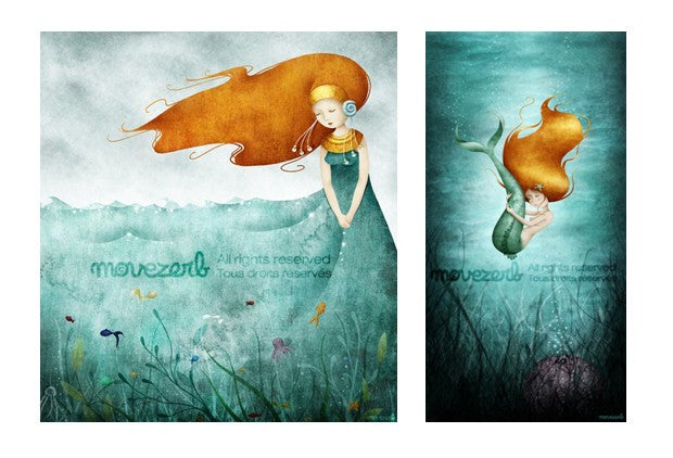 Mermaid Picture Locket