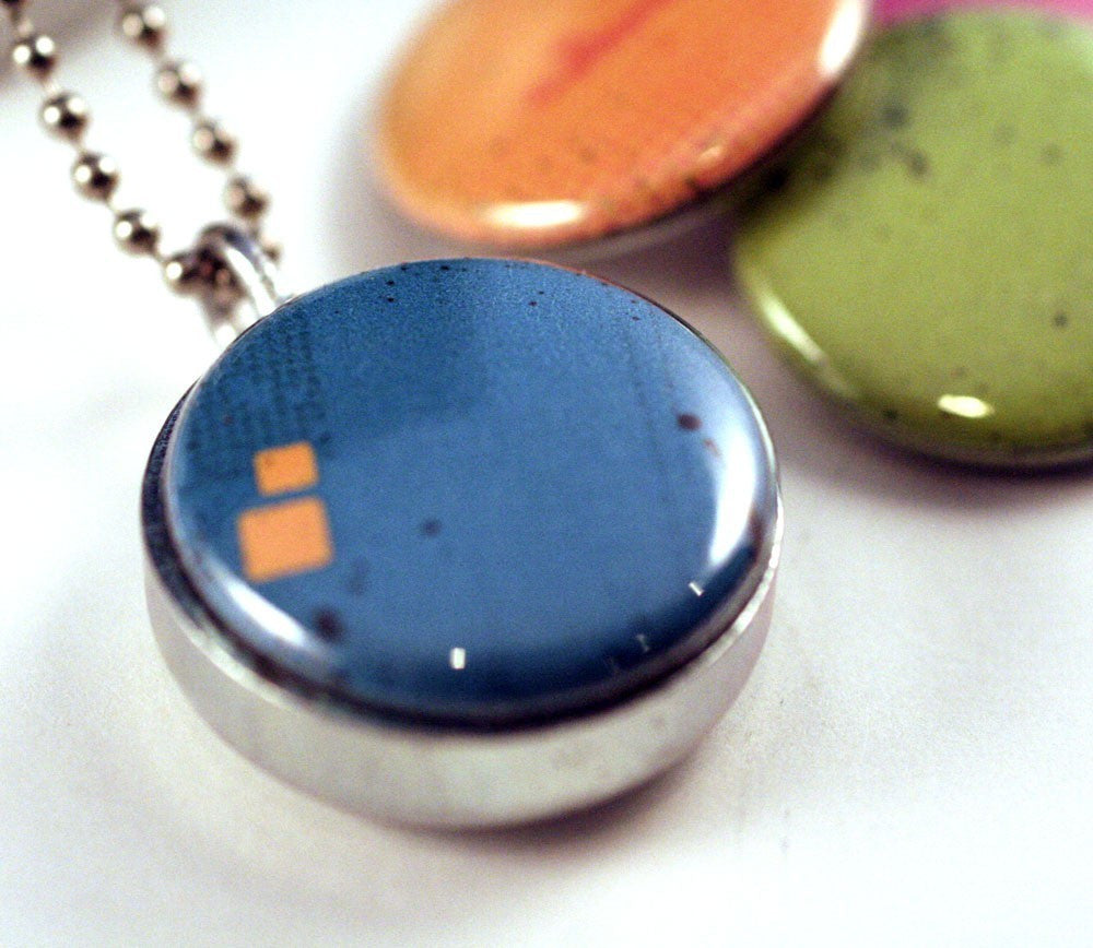 Neon Silver Locket