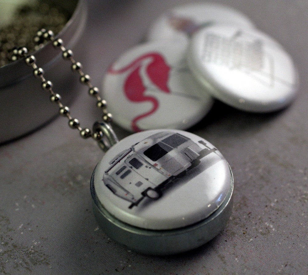 Trailer Park Locket Necklace