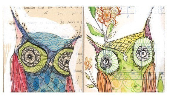 Owl Cuff Bracelet - Magnetic