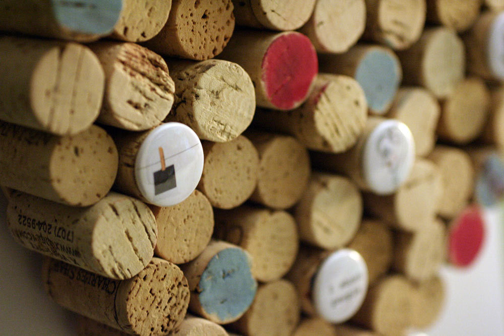 She Snapped Photographer Corkboard | Recycled Wine Corks