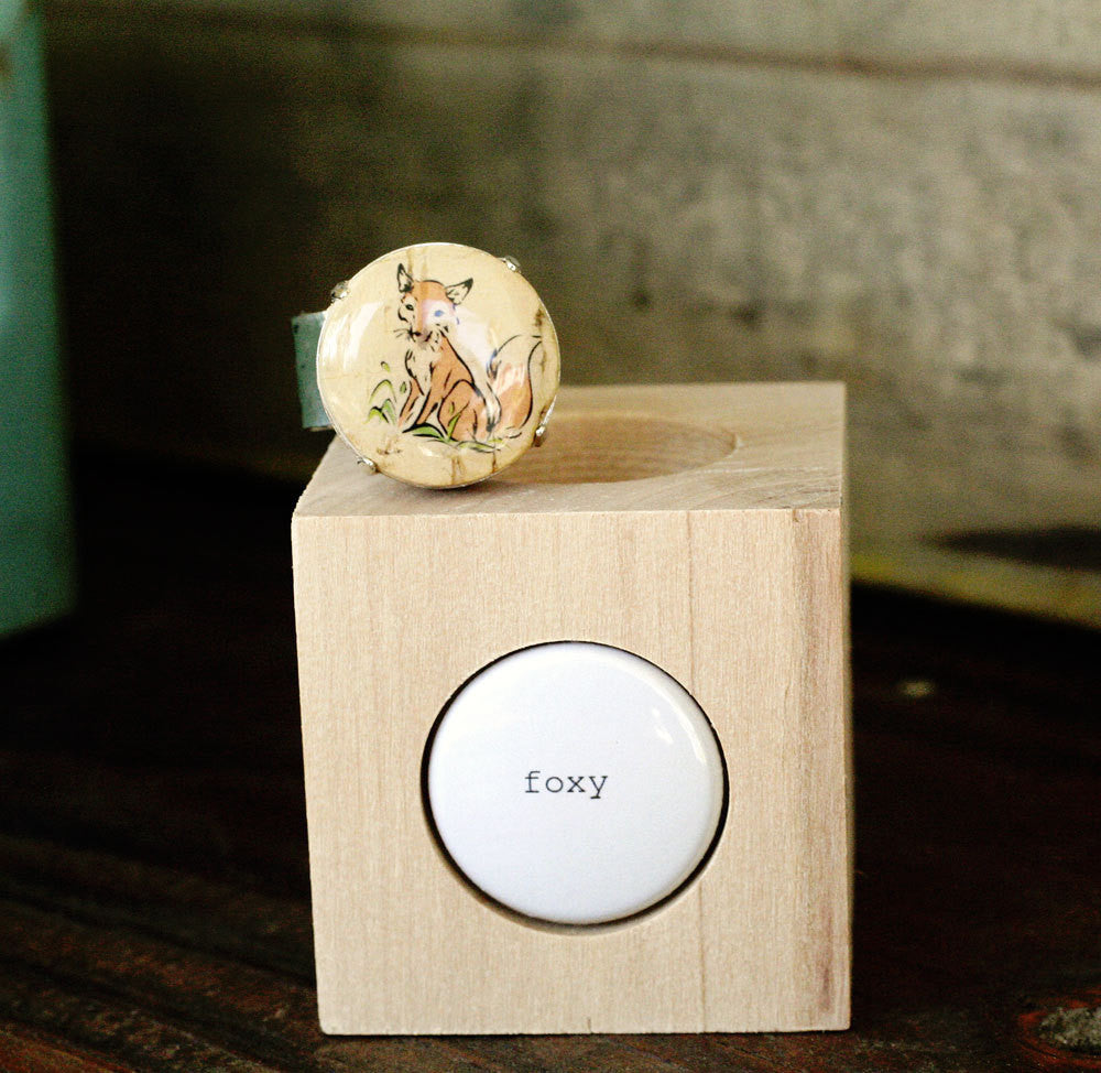 Fox Ring - Wine Cork Jewelry