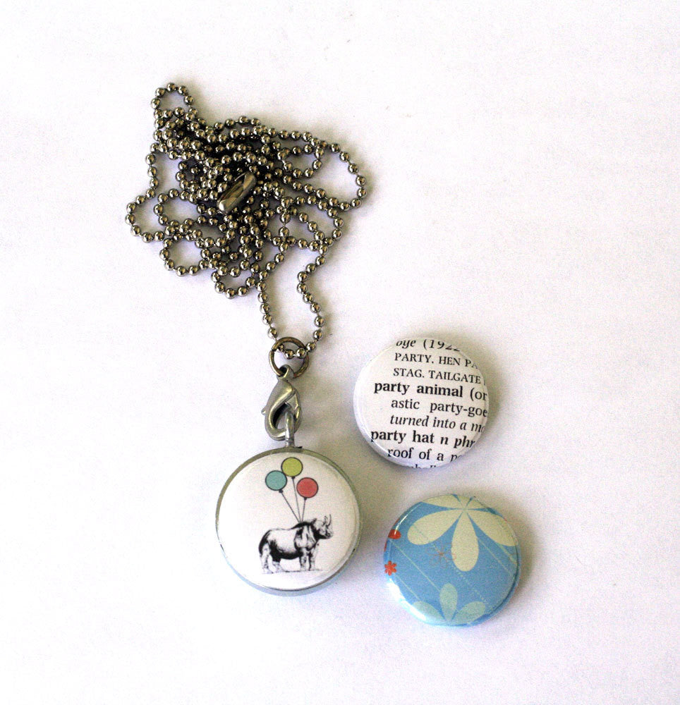 Quirky Birthday Locket Necklace