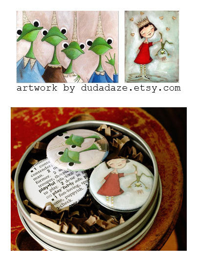 The Princess and the Frog Locket Necklace - Magnetic Jewelry