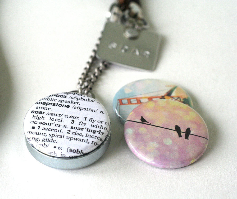 Bokeh Art Statement Necklace