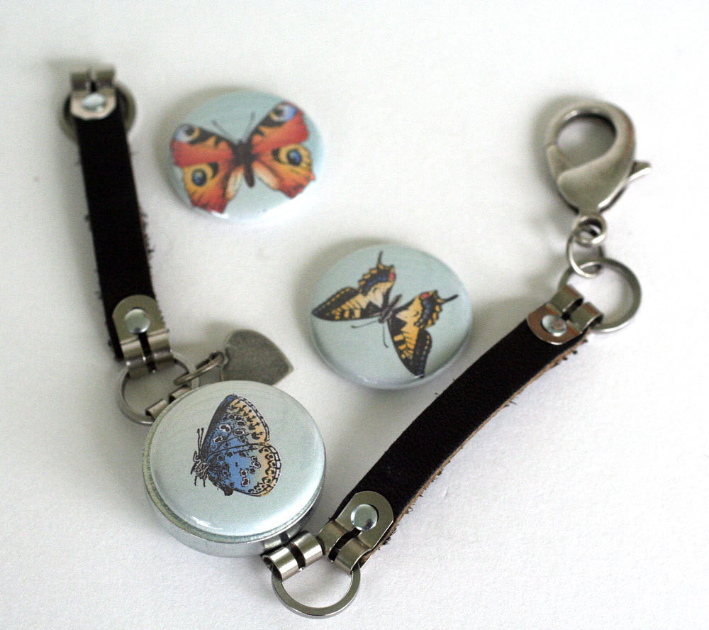 Butterfly Leather Bracelet