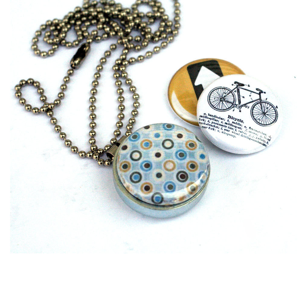 Bike Locket Necklace