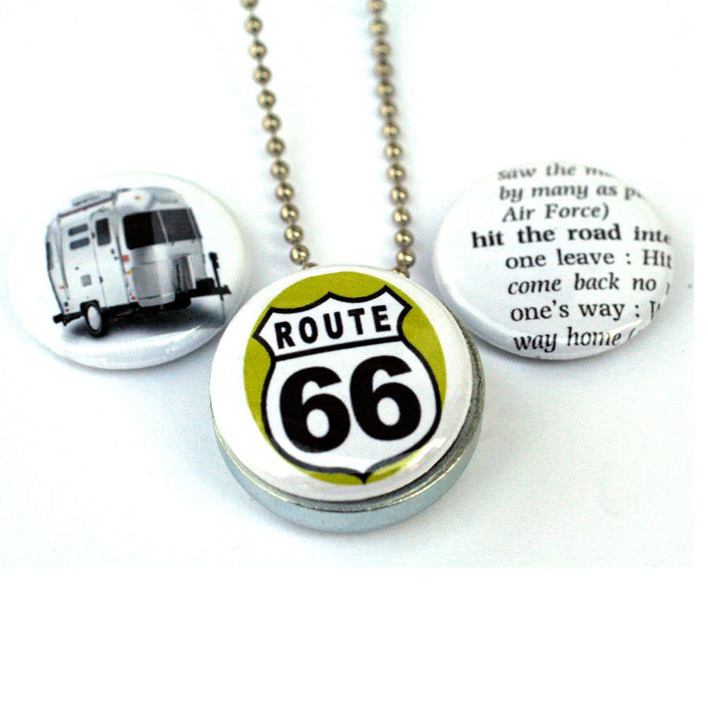 Airstream ROAD TRIP Locket Necklace
