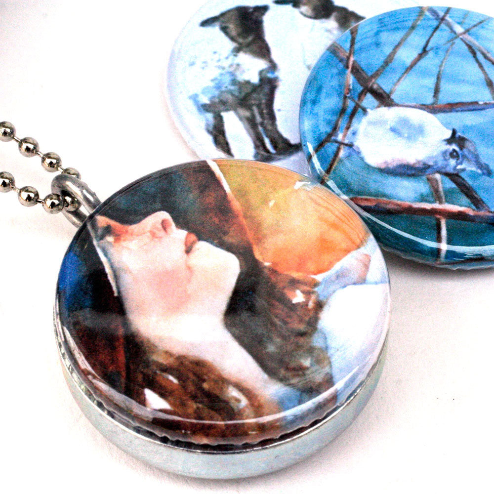 Rural Americana Locket Necklace