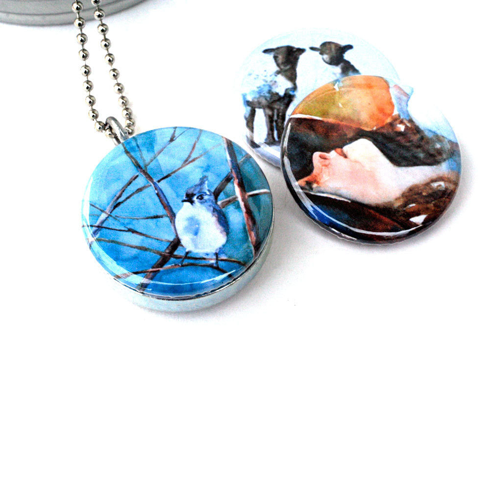 Rural Americana Locket Necklace