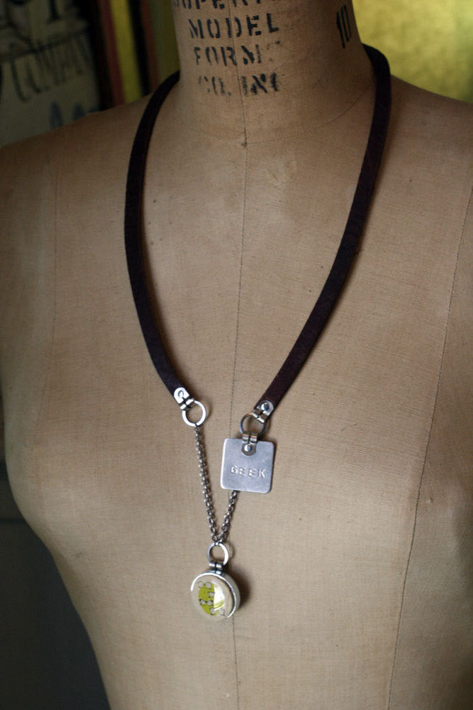 Nerdy Girl Geek Necklace