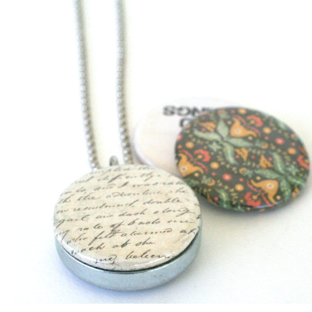 We Can Do Hard Things Locket - Magnetic and Recycled