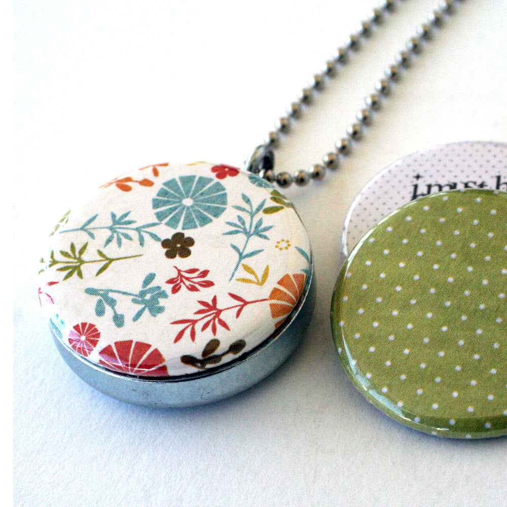 Monet Quote Locket Necklace