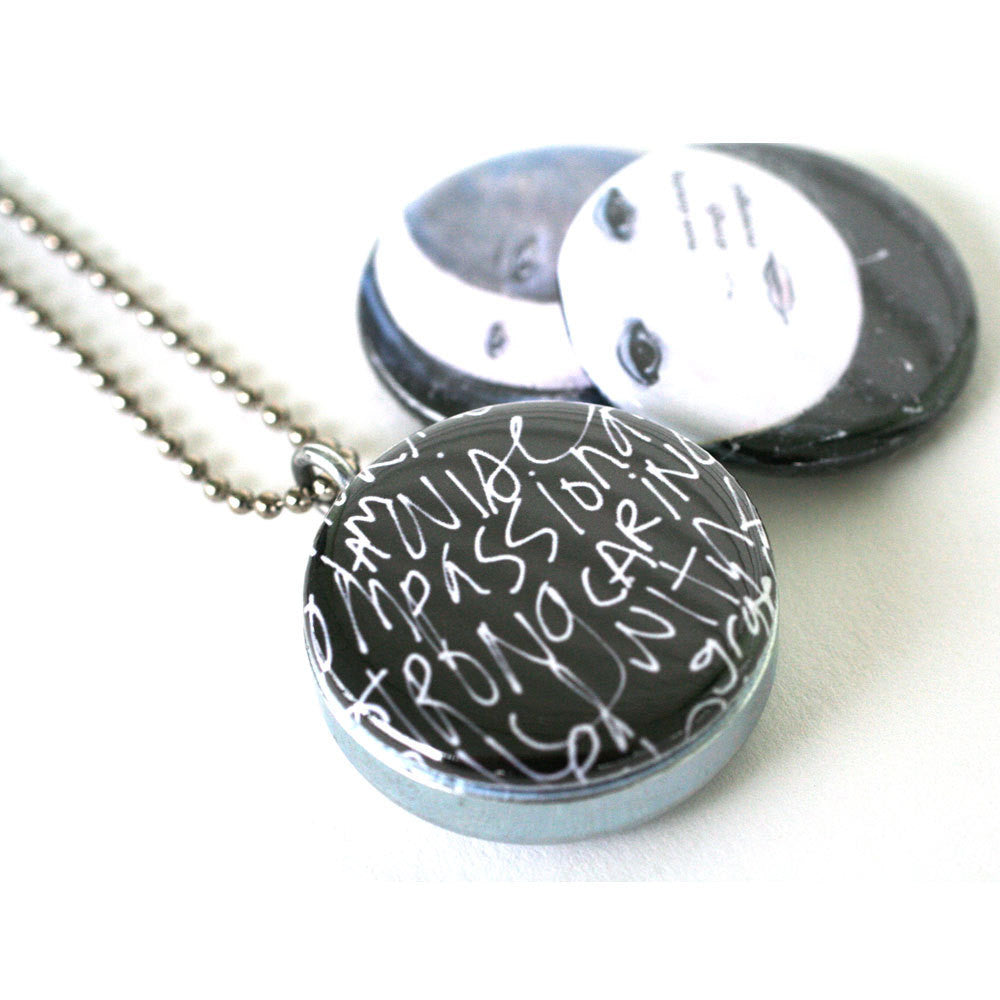 Moon Dancing Magnetic Locket Necklace -
