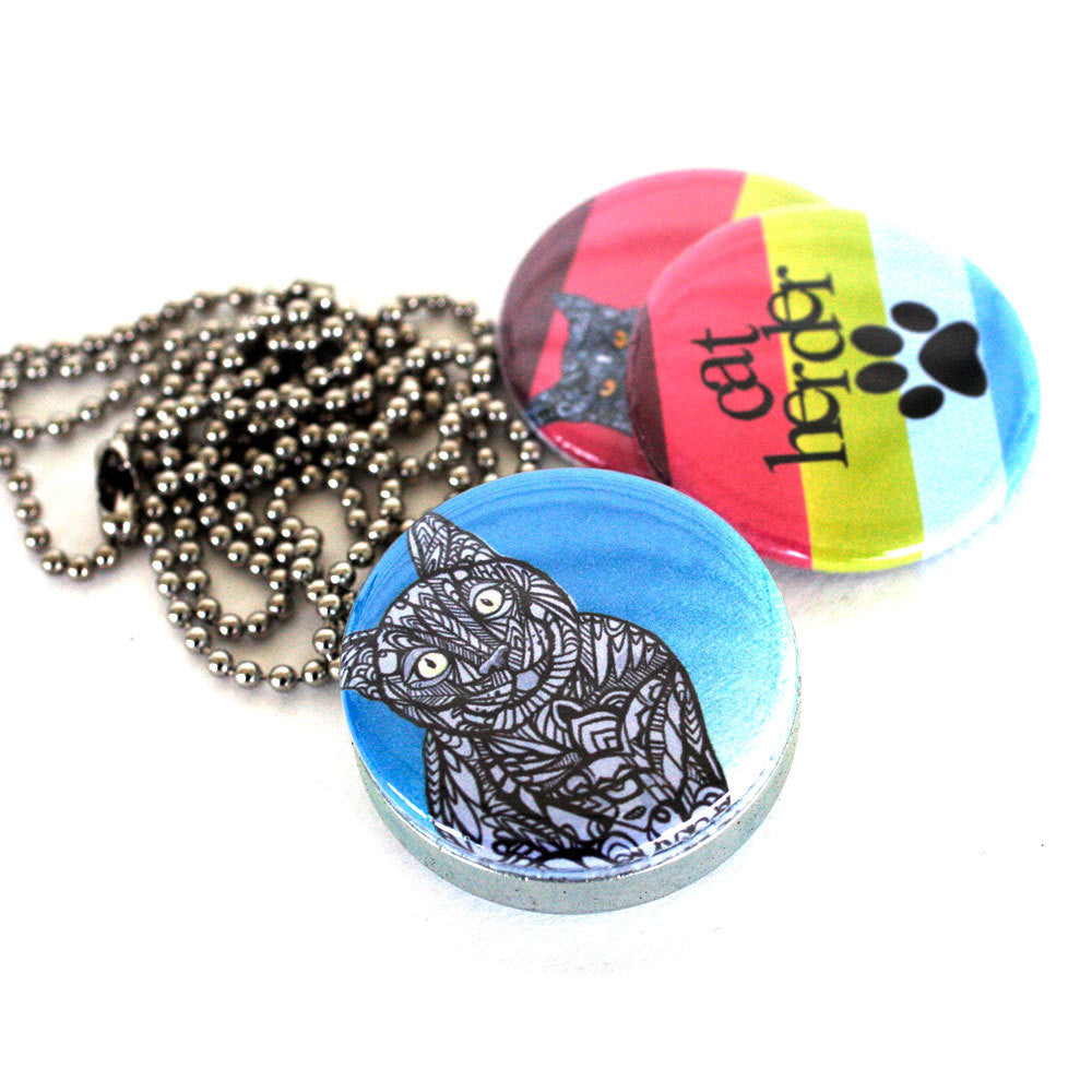 Too Many Cats Locket Necklace