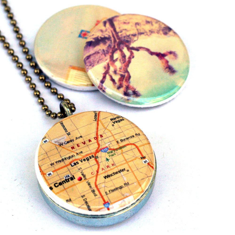 Las Vegas Locket Necklace
