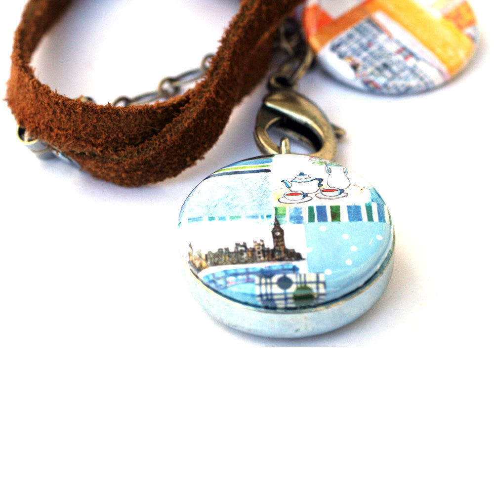 Paris Locket & London Locket Necklace