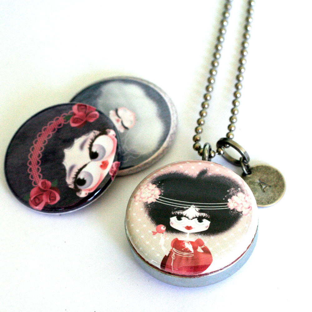 Girl Locket Necklace
