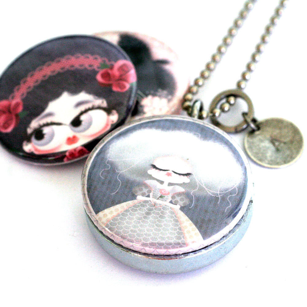 Girl Locket Necklace