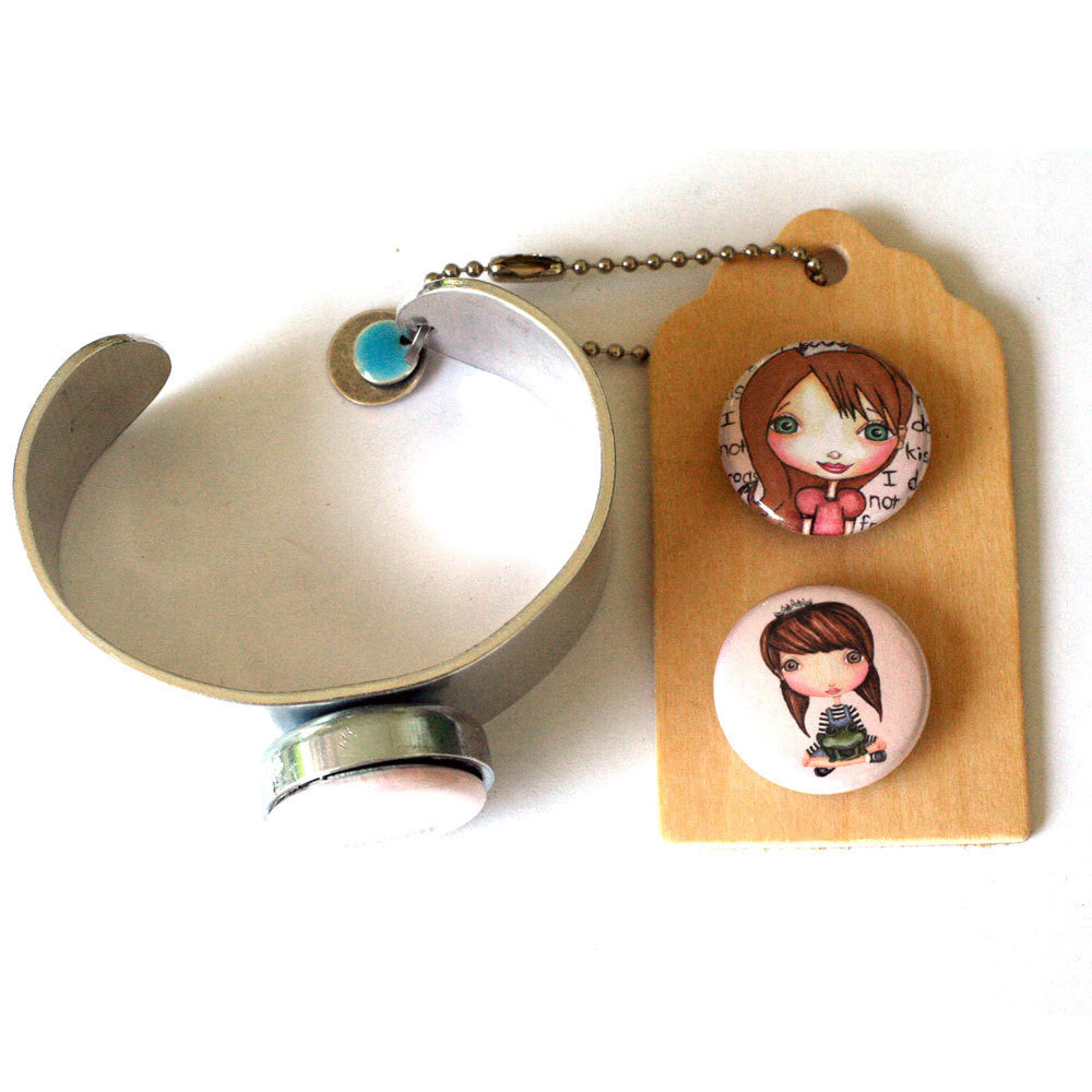 Princess Metal Cuff Bracelet