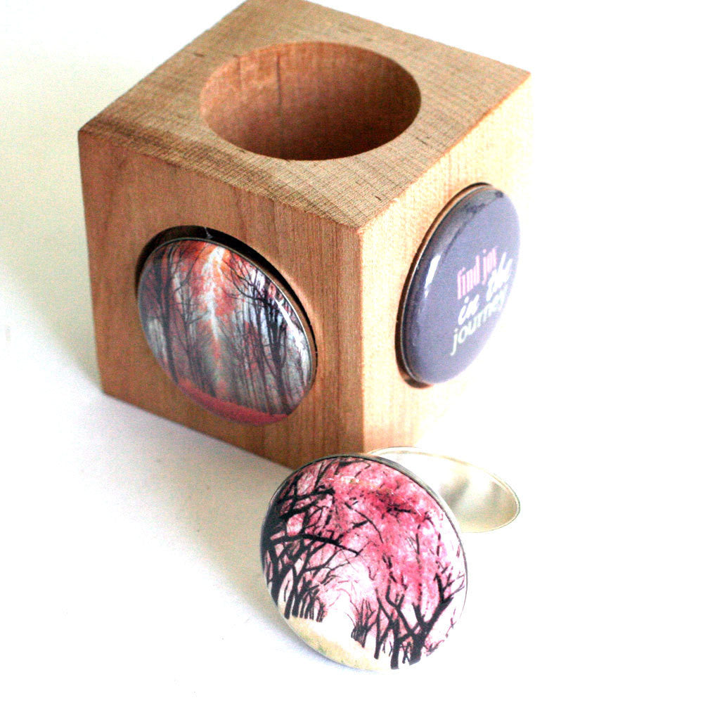 Forest Treeline Magnetic Ring