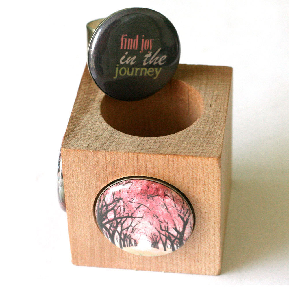 Forest Treeline Magnetic Ring