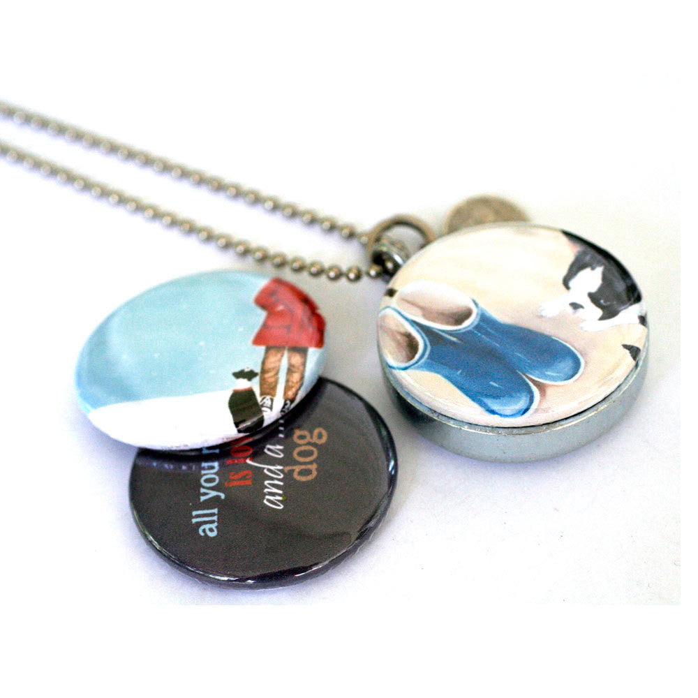 All You Need is a Dog Locket Necklace
