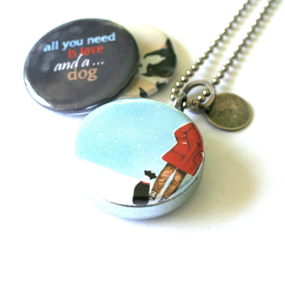 All You Need is a Dog Locket Necklace