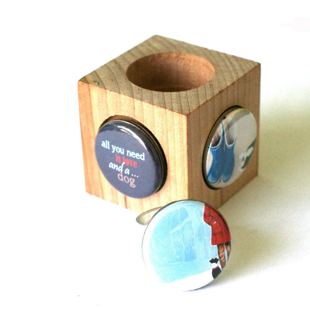 Boston Terrier Magnetic Ring