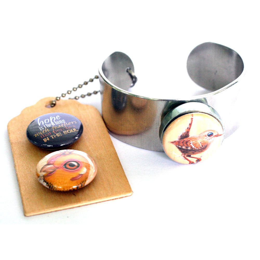 HOPE Emily Dickinson Cuff Bracelet