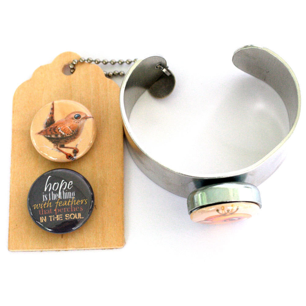 HOPE Emily Dickinson Cuff Bracelet