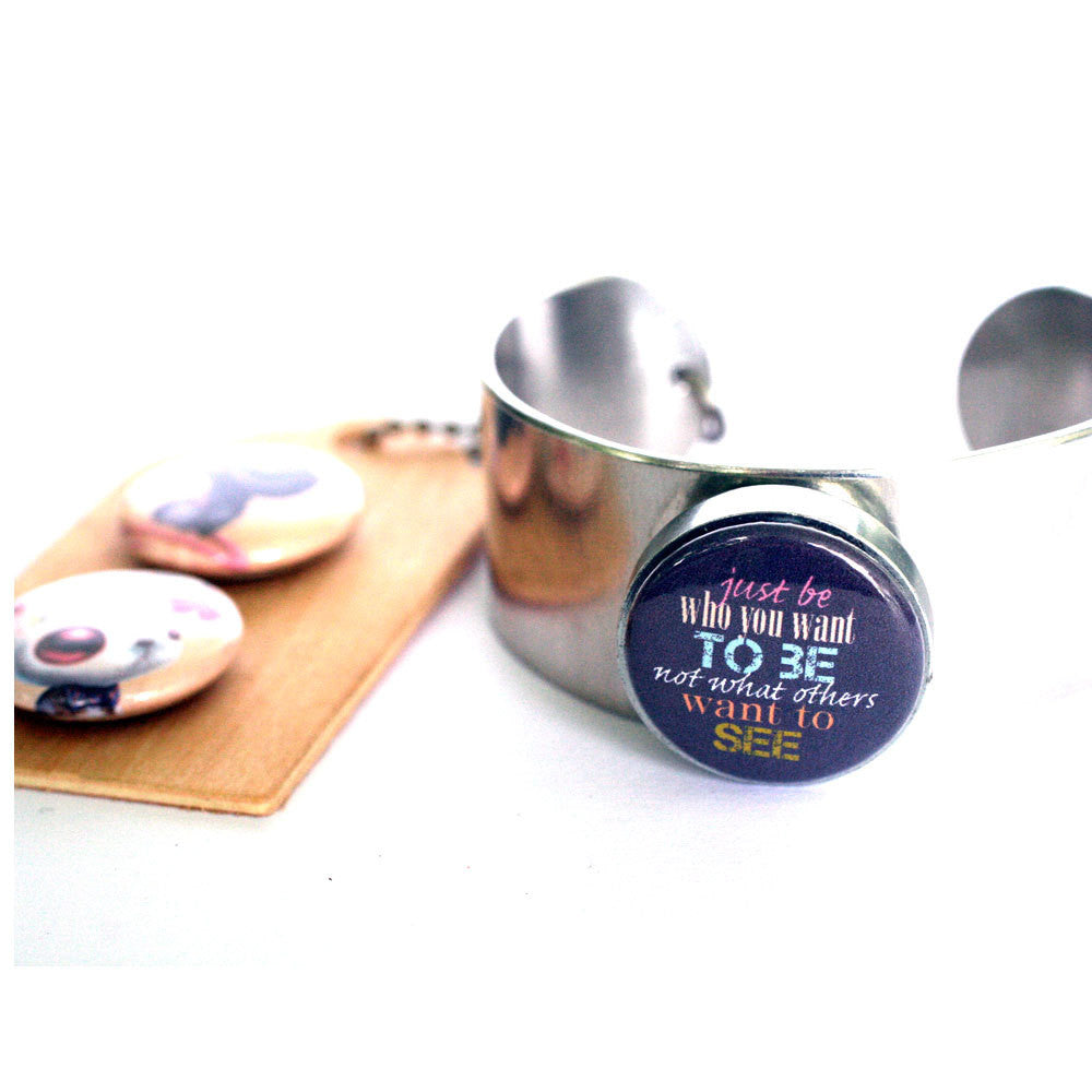 BE YOURSELF Magnetic Bracelet by Cuddly Rigor Mortis