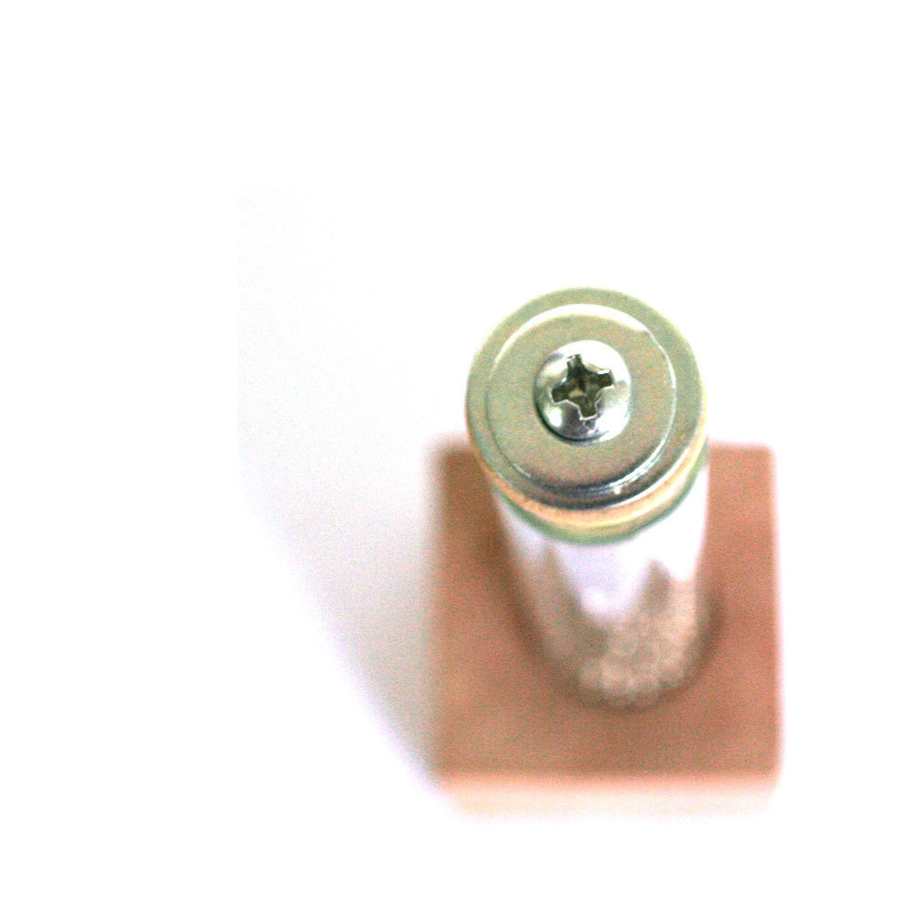 Pink Flower Necklace | Cork in Test Tube and Wood Cube