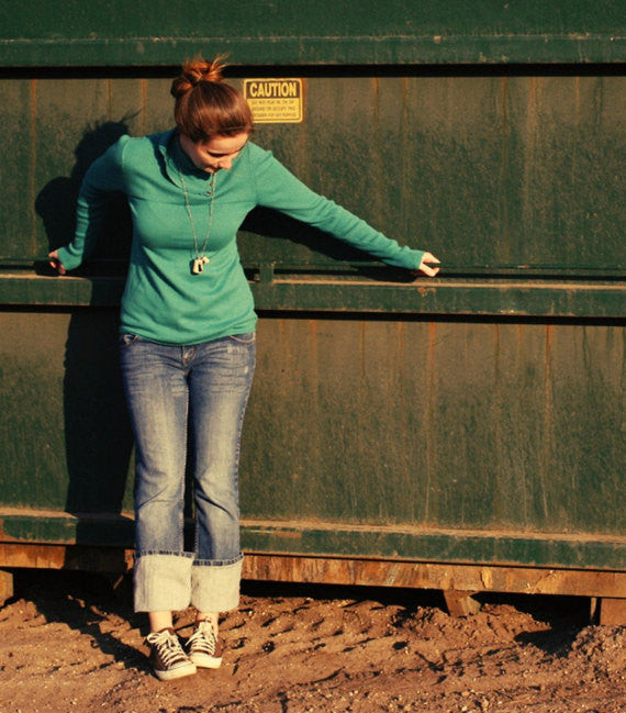 Save the BEES Necklace | Cork in Test Tube and Wood Cube