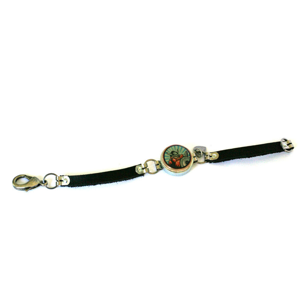 Viking Bracelet | Recycled Cork and Steel