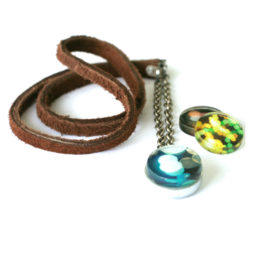 Bokeh Locket Necklace