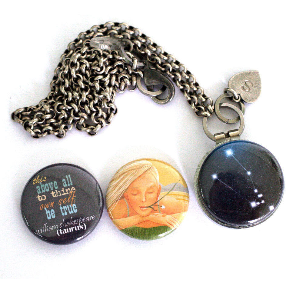 Taurus Locket Necklace