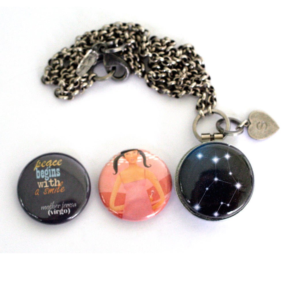 Virgo Locket Necklace