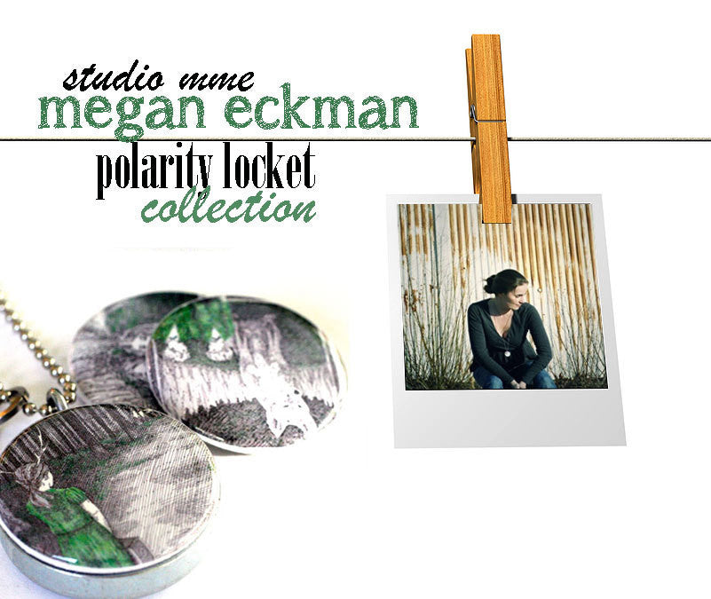 Woodland Pen and Ink Locket Necklace