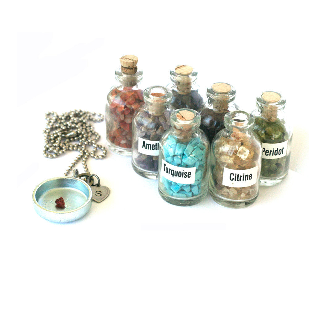 Seven Chakras Magnetic Necklace Locket