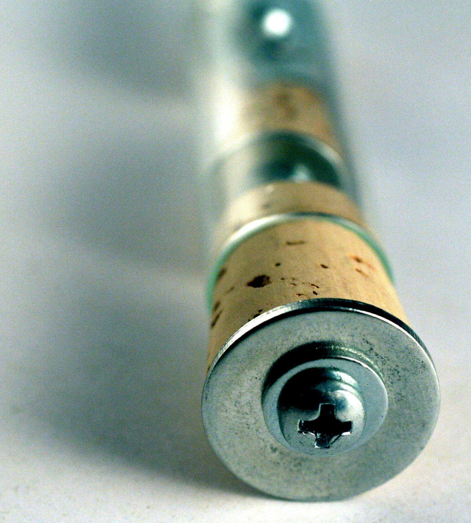 Poison Skull Cork Earrings | Test Tube and Wood Cube