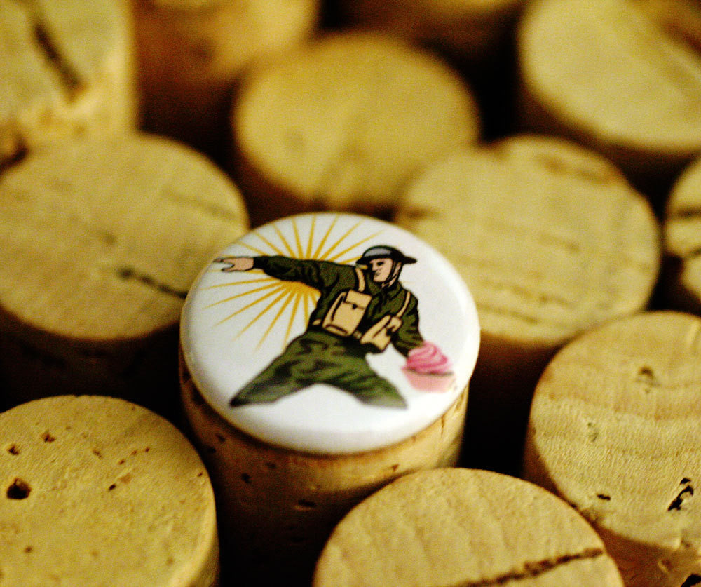 It's a Cupcake War Corkboard | Recycled Wine Corks