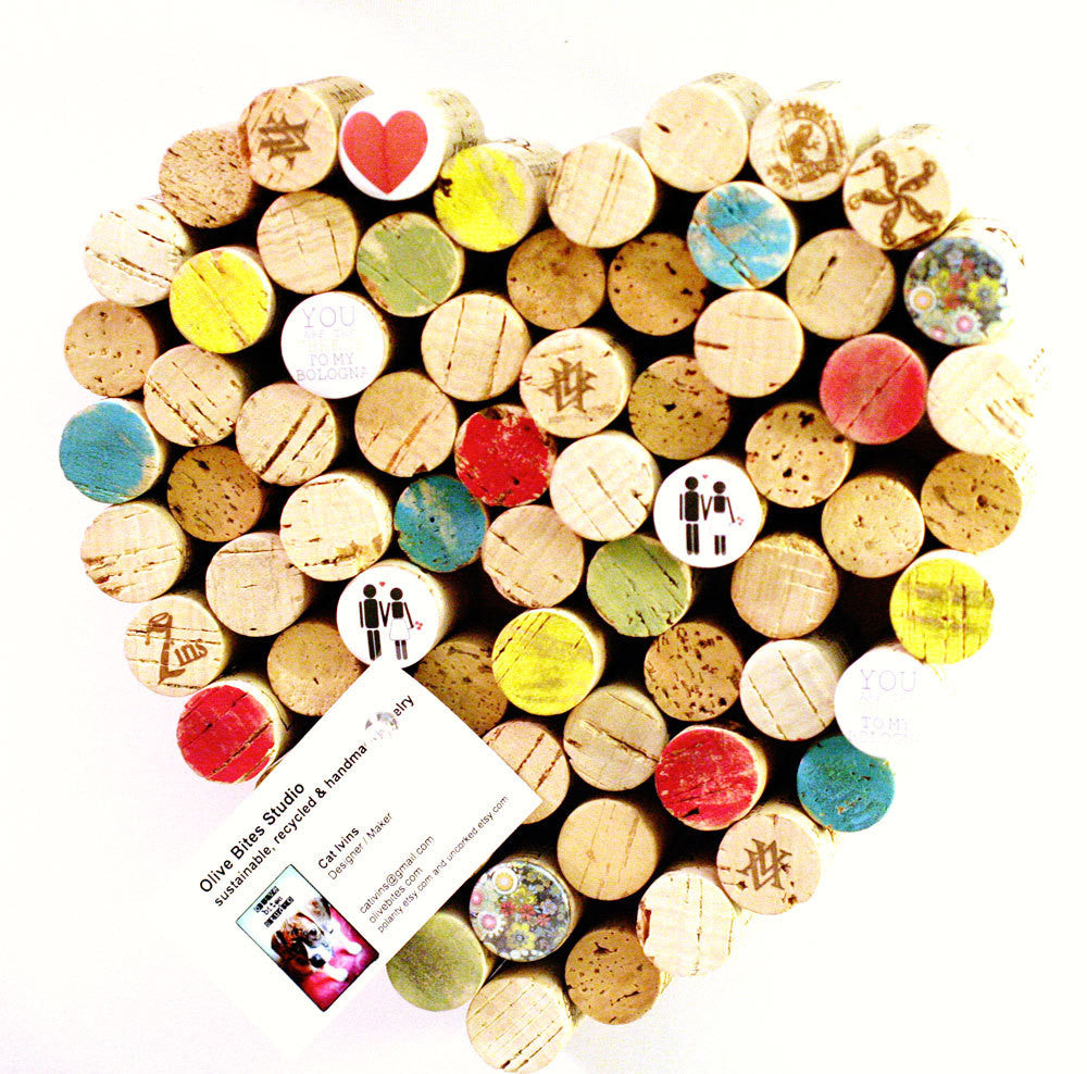LOVE Wedding Corkboard | Recycled Wine Corks