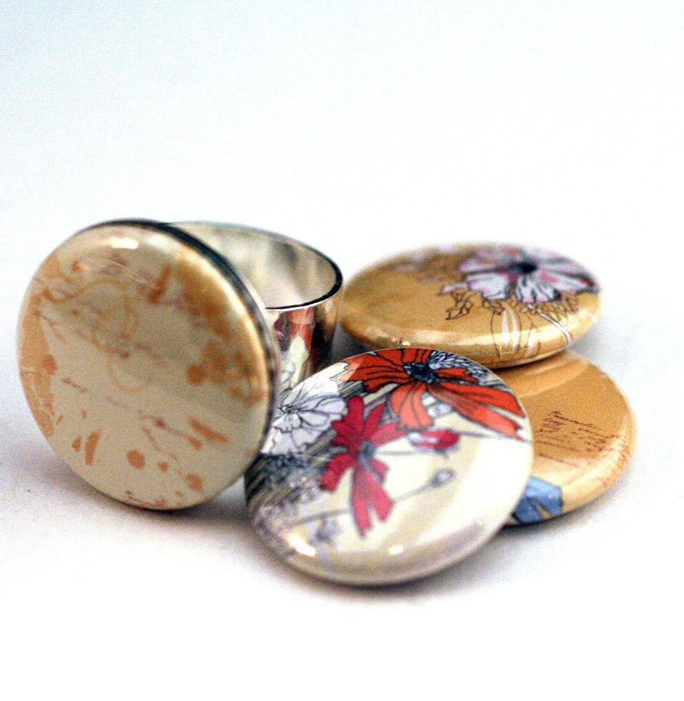 Floral Magnetic Ring