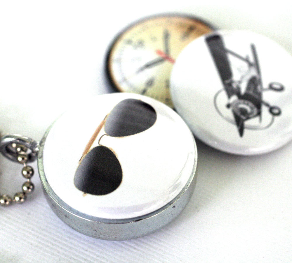 Airplane Locket Necklace