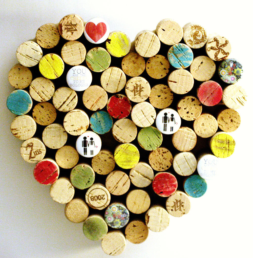 LOVE Wedding Corkboard | Recycled Wine Corks