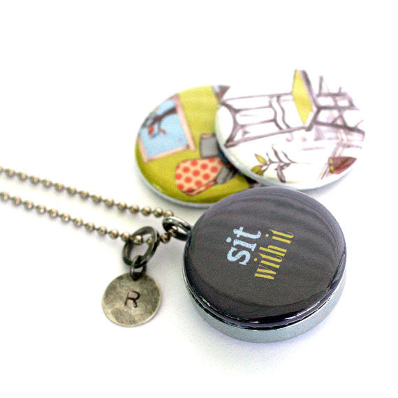 Sit With It - Magnetic Locket Necklace